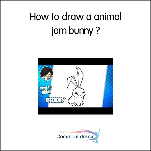 How to draw a animal jam bunny